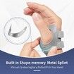 CMC Thumb Brace Thumb Splint Comfortable,for Osteoarthritis,Tendonitis,Arthritis,CMC Joint Thumb Arthritis Brace (Right Hand,Medium,Grey)
