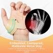 CMC Thumb Brace Thumb Splint Comfortable,for Osteoarthritis,Tendonitis,Arthritis,CMC Joint Thumb Arthritis Brace (Left Hand,Medium,Beige)