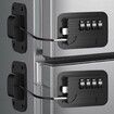 2 Pack Refrigerator Door Lock with Password, Child Proof Door Lock for Kitchen Refrigerator, Cabinets and Drawers, Closets, Windows (Black)