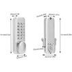 Keyless Sliding Door Lock, Keyless Entry Door Lock, Zinc Alloy Keypad 1 to11 Digits Mechanical Lock Keypad Deadbolt Door Lock for Front Outdoor Gate Office