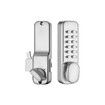 Keyless Sliding Door Lock, Keyless Entry Door Lock, Zinc Alloy Keypad 1 to11 Digits Mechanical Lock Keypad Deadbolt Door Lock for Front Outdoor Gate Office