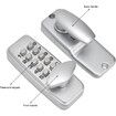 Mechanical Keyless Door Lock, 2-8 Digit Code Combination Entry Door Lock Password Security Coded Lock Push Button Keypad Lock for Home Office