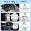 3 in 1 Wireless CarPlay Adapter 2025 Upgraded,Wireless CarPlay and Android Auto Adapter Built in Netflix YouTube Support TF Card,Factory Car Play Video Box