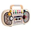 Busy Board Montessori Toys for Kids, Wooden Sensory Toys with LED Light, Switches, Music, Labyrinth, Adjust Volume, Learning Travel Toys for 3+ Year Old