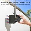7INCH Touchscreen Solar Wireless RV Backup Dual Camera 1080P  IPS Monitor  Auto OnOff Rear View  Night Vision Recording 32G card Trailer Truck