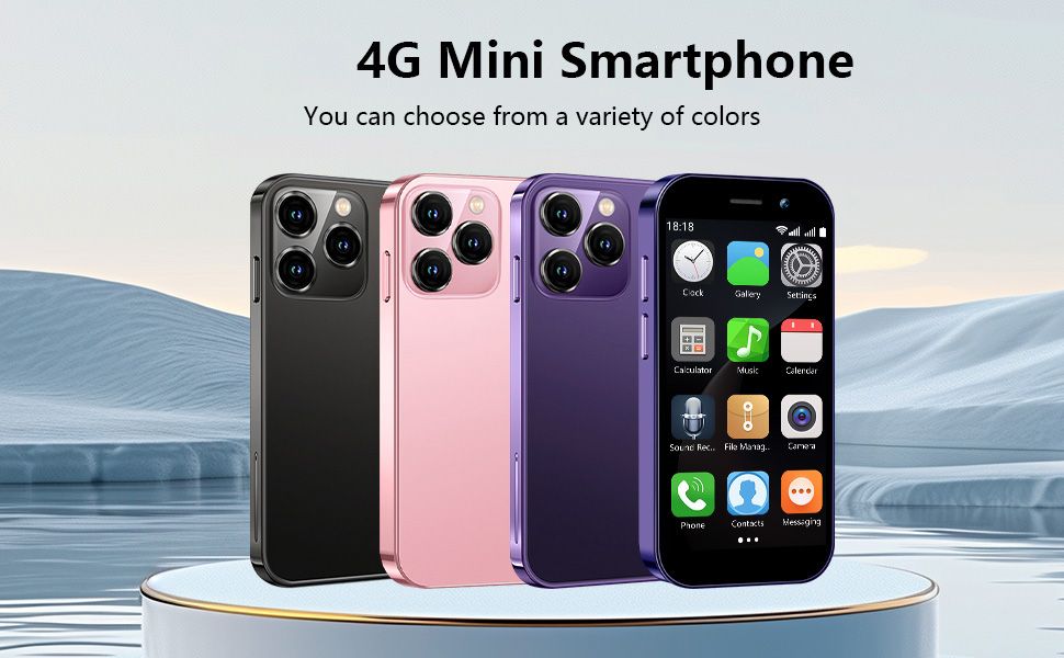 Mini Smartphone 4G 3.0 Inch Touch Screen Compact 2000mAh Battery Dual ...