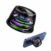 Magnetic Bluetooth Speaker,Multifunctional Portable Speaker with Multi RGB Light,3D Surround Sound Effect,Phone Stand for iPhone,Android,TWS Pairing
