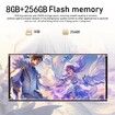 4G Smartphone 7.3inch 8GB+256GB Dual SIM Android 13.0 Unlocked Mobile Phones Color Purple