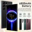 4G Smartphone 7.3inch 8GB+256GB Dual SIM Android 13.0 Unlocked Mobile Phones Color Purple