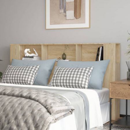 Headboard Cabinet Sonoma Oak 180 cm