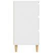 Sideboard White 60x35x70 cm Engineered Wood