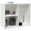 Dressing Cabinet White 80x40x65 cm Engineered Wood