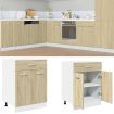 Drawer Bottom Cabinet Sonoma Oak 60x46x81.5 cm Engineered Wood