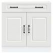 Kitchen Base Cabinet Kalmar White Engineered Wood
