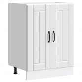 Sink Base Cabinet Lucca White Engineered Wood