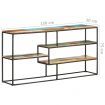 Sideboard 150x30x75 cm Solid Reclaimed Wood