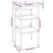 Bathroom Washbasin Frame with Built-in Basin White Iron