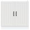 Sink Base Cabinet Lucca White Engineered Wood