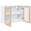 Hanging Glass Cabinet Sonoma Oak 80x31x60 cm Engineered Wood