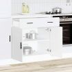 Kitchen Base Cabinet Porto White Engineered Wood