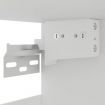 Hanging Glass Cabinet Concrete Grey 60x31x60 cm Engineered Wood
