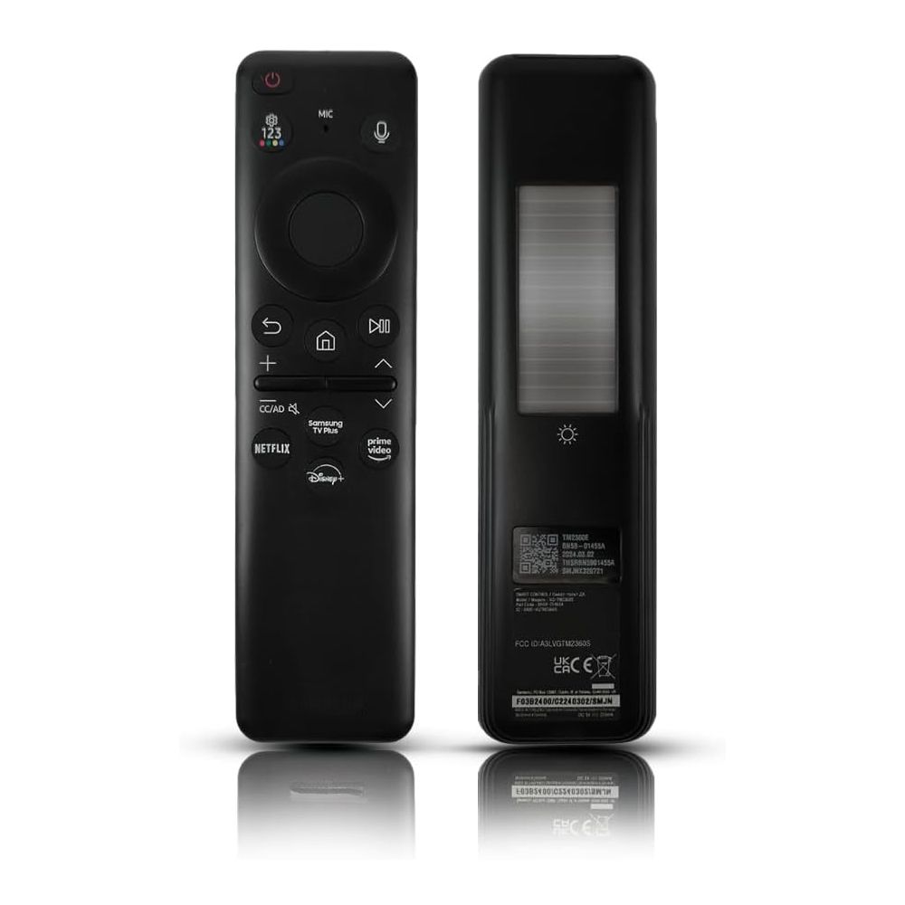 Solar Voice Remote BN59-01455A Samsung Smart TV NEO QLED Crystal UHD OLED S95C LS03D Q60 Q70 Q80 QN85 QN90