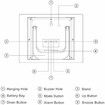 Digital Wall Clock Atomic Desk Alarm Large Display Battery Operated Bedroom Office Indoor Temperature Color Silver
