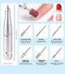 Professional 45000RPM Electric Portable Nail Drill Machine Rechargeable Low Noise Nail Sander File for Manicure Salon Tool Gradient Color