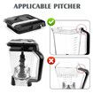 Lid Replacement for Ninja Blender 72 OZ Pitcher, Replacement Parts Top Locking Lid Cover for Ninja Blender BL642 BN70