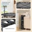 Foldable Mini Trampoline , 150KG Max Weight Capacity, Fitness Exercise Rebounder for Adults & Kids, Indoor/Outdoor Trampoline for Home Gym/Garden