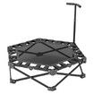 Foldable Mini Trampoline , 150KG Max Weight Capacity, Fitness Exercise Rebounder for Adults & Kids, Indoor/Outdoor Trampoline for Home Gym/Garden