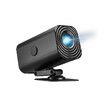 Mini 4K Portable Projector,180 Adjustable,Wi-Fi,USB Power Mode For Indoor Outdoor Movie,Game,Camping,Office Use Color Black