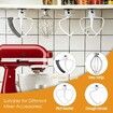 4 Pcs Stand Mixer Attachment Holders, Food Mixer Accessories Hooks Compatible with Kitchenaid All Stand Mixer Attachment