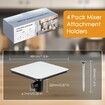 4 Pcs Stand Mixer Attachment Holders, Food Mixer Accessories Hooks Compatible with Kitchenaid All Stand Mixer Attachment