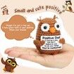 Inspirational Emotional Positive Crochet Owl Support Easter Baskets Stuffer Gifts for Kids Daughter Son Teenagers
