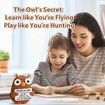 Inspirational Emotional Positive Crochet Owl Support Easter Baskets Stuffer Gifts for Kids Daughter Son Teenagers