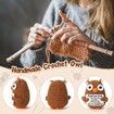 Inspirational Emotional Positive Crochet Owl Support Easter Baskets Stuffer Gifts for Kids Daughter Son Teenagers