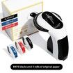 Black Embossing Label Maker Machine Handheld Vintage Labeler with 3 Rolls of Emboss Tapes for Home DIY Crafting