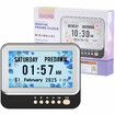 Large Display Alarms and Medicine Reminders Dementia Clock Seniors 6 Display Modes 7 Inch Digital Clock Auto Dimmable Temperature Date