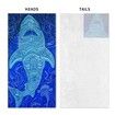 Quick Dry Pool Towels,2 in 1 Beach Towel Absorbent Camping Towels Fold in a Bag Storage Bag,Foldable,For Pool,Bathroom,Camp