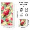 Quick Dry Pool Towels,2 in 1 Beach Towel Absorbent Camping Towels Fold in a Bag Storage Bag,Foldable,For Pool,Bathroom,Camp