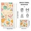 Quick Dry Pool Towels,2 in 1 Beach Towel Absorbent Camping Towels Fold in a Bag Storage Bag,Foldable,For Pool,Bathroom,Camp