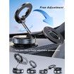 Upgraded 360 Degree Vacuum Magnetic Phone Holder,Magnetic Car Phone Mount,Hands-Free Suction Cup Phone Holder,Car Mount