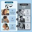 Waterproof MP3 Player with Bluetooth 5.3 for Swimming, X15 32GB Non in Ear Bone Conduction Headphones for Running, Cycling, Sports