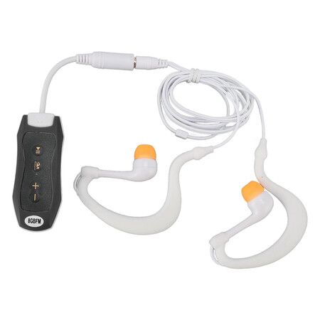 8G Waterproof Mp3 Player for Swimming, Mp3 Player IPX8 Waterproof Waterproof Mp3 Player for Swimming Diving Running, Black