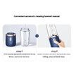 Blue Portable Juicer Small Juice Cup Multifunctional Includes 2 Cups for Students & Household Use