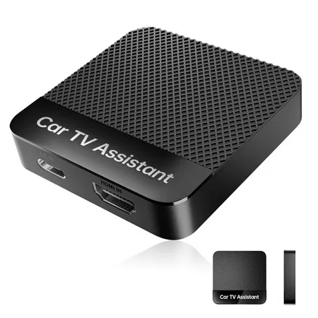 Car TV Mate-HDMl Multimedia Adapter for Fire TV Stick/Google TV Sticks/Game Consoles/Screen Throwers,2 in 1 Carplay TV Adapter with HDMI and USBC Port