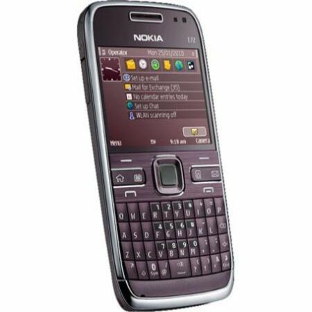 Nokia E72 Mobile Phone - Purple