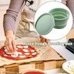 4Pcs Pizza Bread Dough Proofing Box Silicone Stackable Fermentation Container with Lid Food Storage Box Baking Accessories