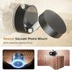 Adjustable Mechanical Vacuum Magnetic Car Suction Phone Holder with Telescopic Structure,Suction Cup Magnetic Phone Mount for Car/Travel/Desktop,Black